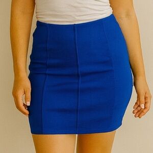 'Milford' Crepe Panel Mini Skirt